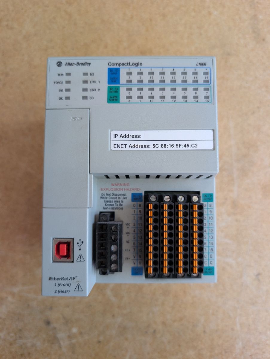 RepairMode test video for 1769-L16ER-BB1B